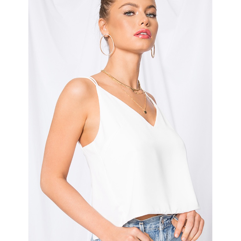 Superdown Sandy Backless Top